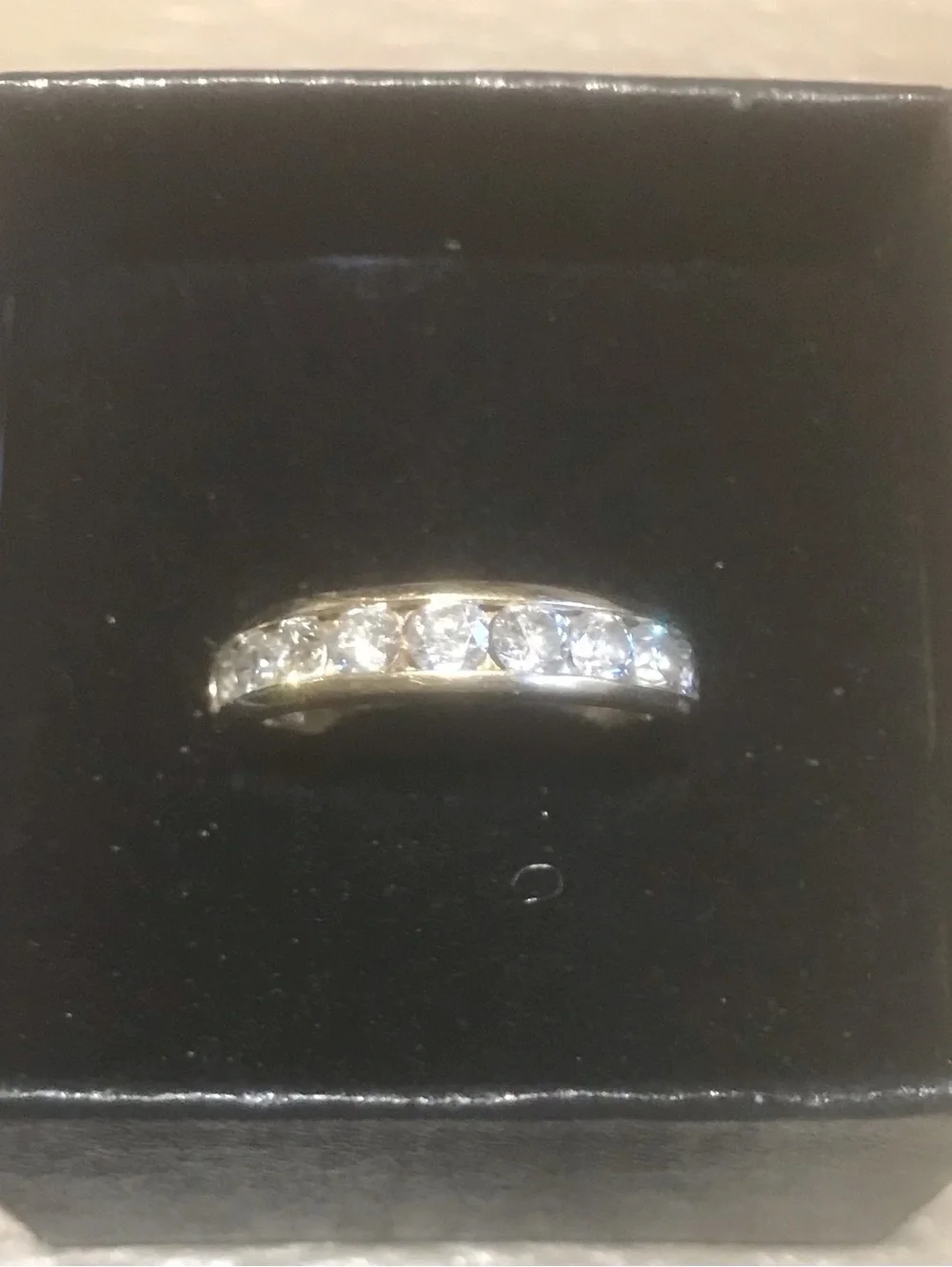 Beautiful 1 CTW Diamond Anniversary Ring Size 5 3/4